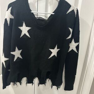 Black star sweater